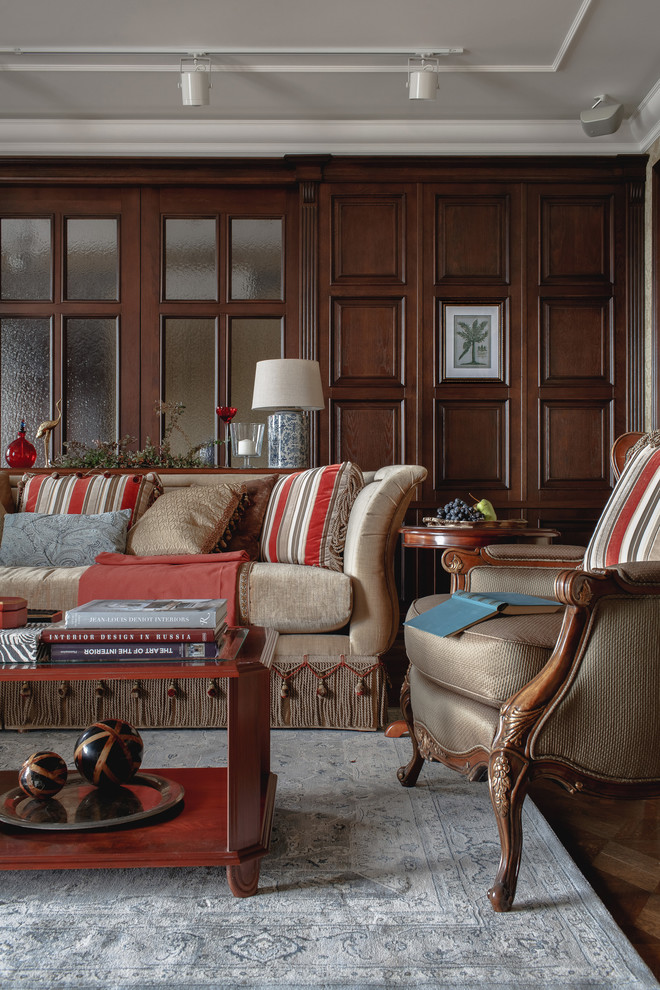 Квартира в английском стиле с колониальными акцентами