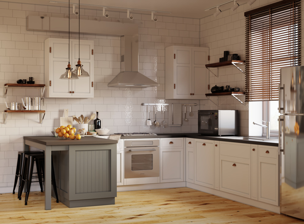 Дизайн интерьера гостиной в Скандинавском стиле в г. Калининград