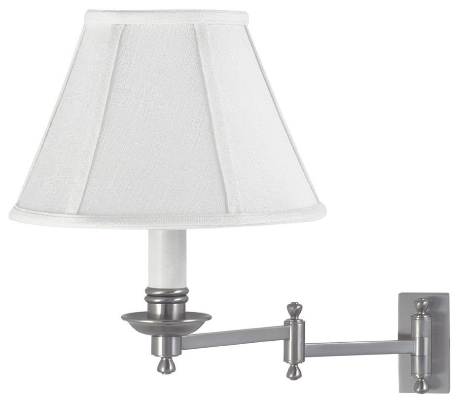 House Of Troy Library LL660 Collection Transitional Swing Arm Wall Lamp X-NS-066