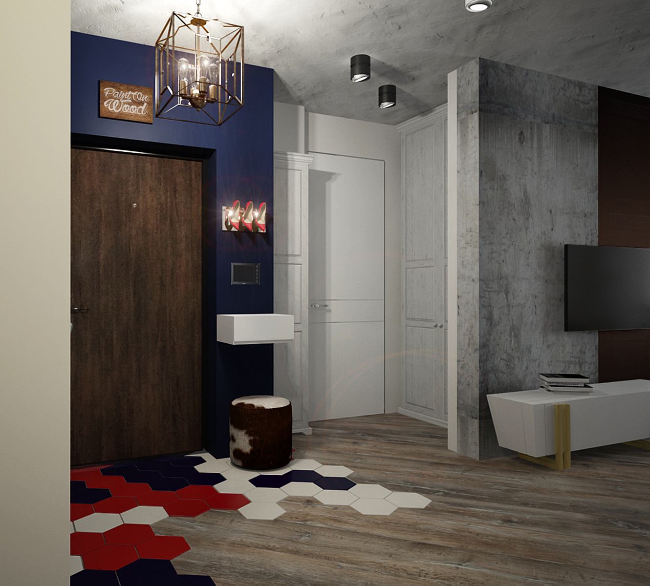 "Лофт", 105 кв. в ЖК "Гринада", 2019 г.