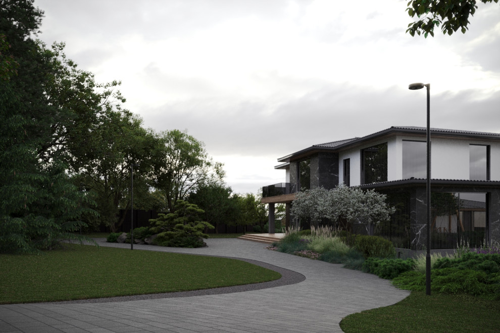 Сад на высоком берегу