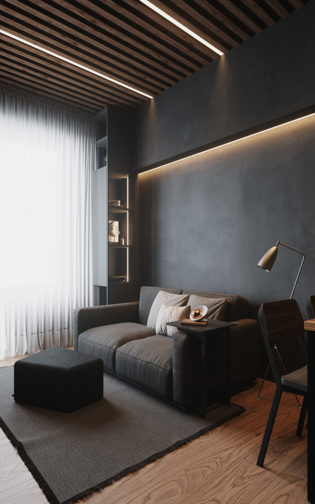 Квартира в серых тонах