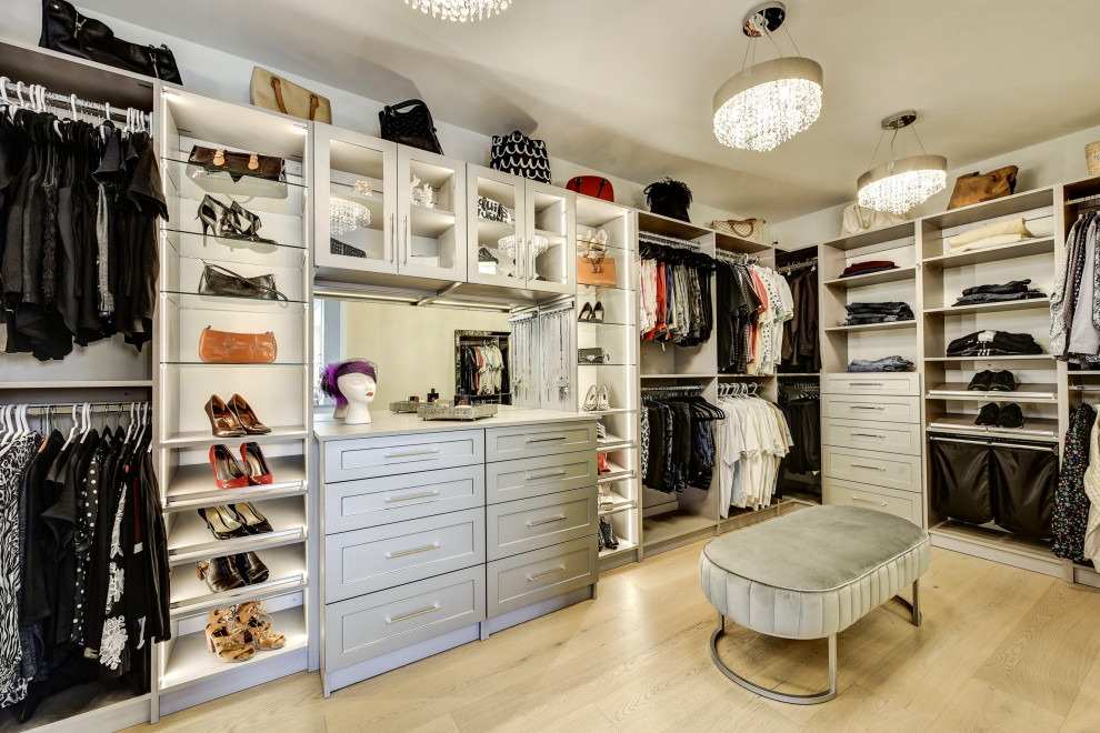 Silver Sparkle WalkIn Closet Transitional Closet Other by STOR