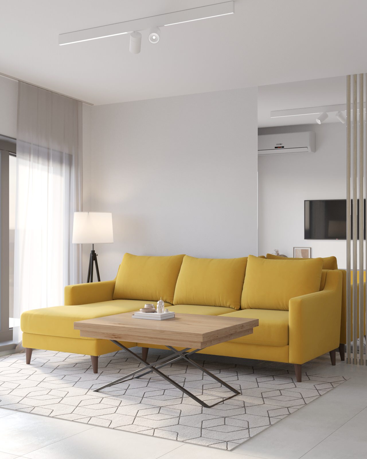 Дизайн проект для семьи из четырех человек