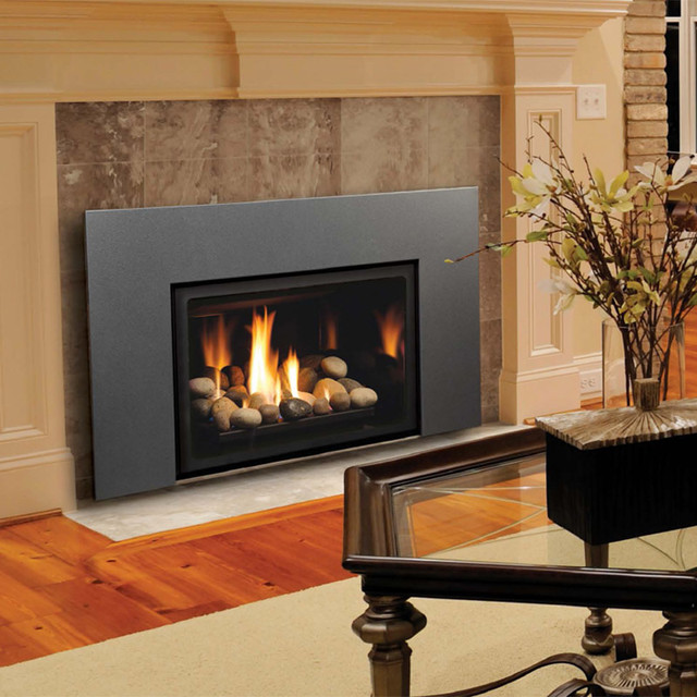 Gas Fireplace Inserts Transitional Living Room San Francisco