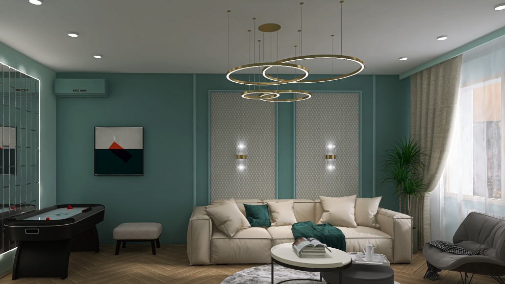 Современная трёхкомнатная квартира