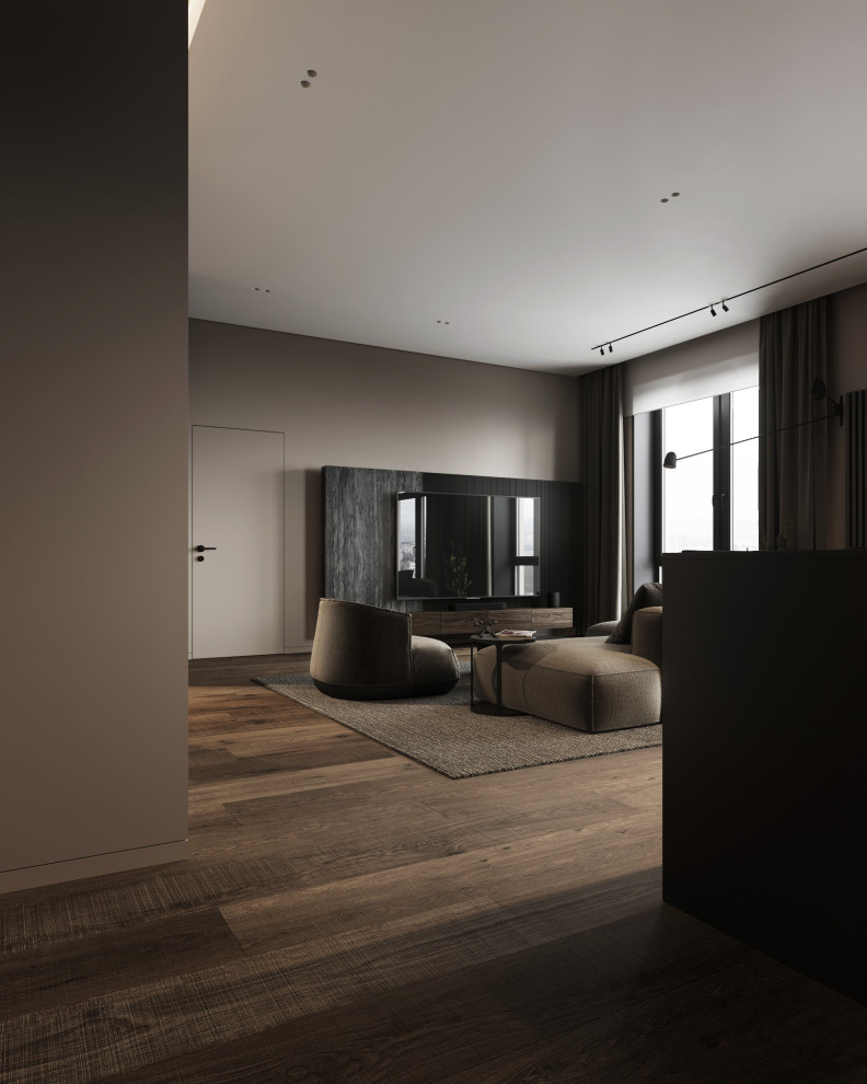 Flat in natural colours | Квартира в природных оттенках