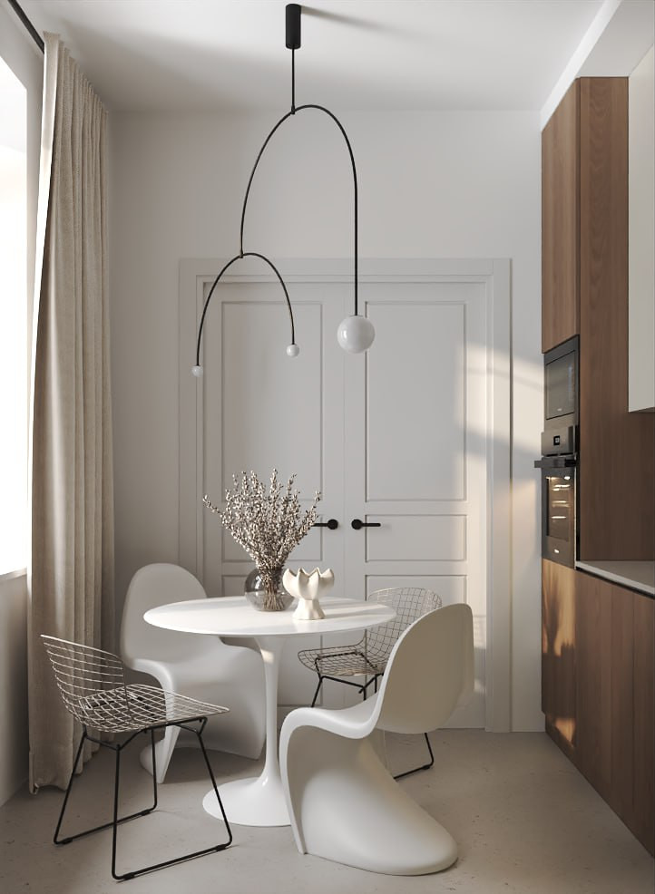 Интерьер кухни в Сканди