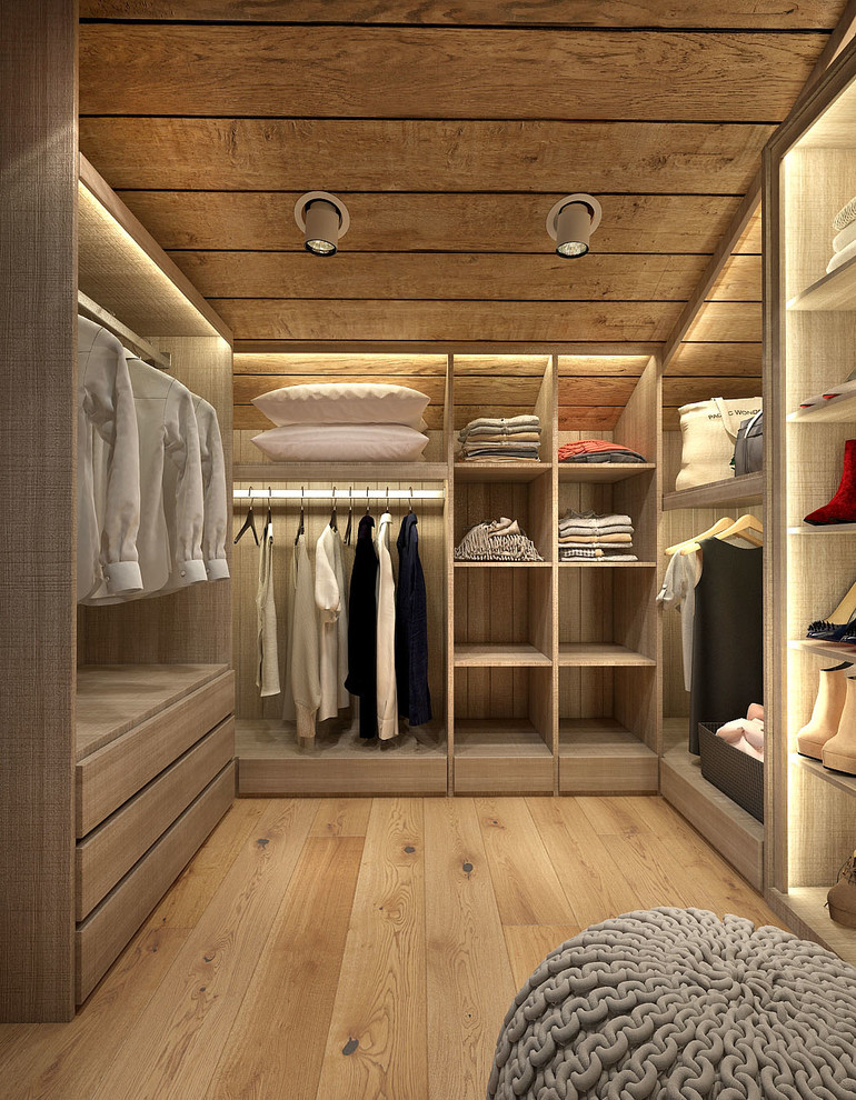 Интерьер дома из бруса