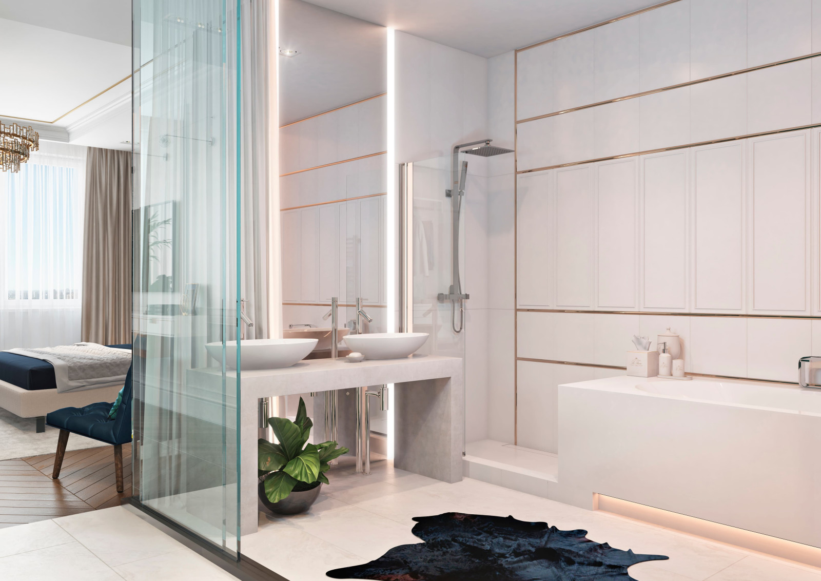 Дизайн и ремонт квартиры в ЖК «Донской Олимп» — Пересечение миров.