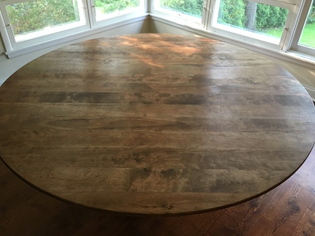 Large round dining table rustikal-esstische
