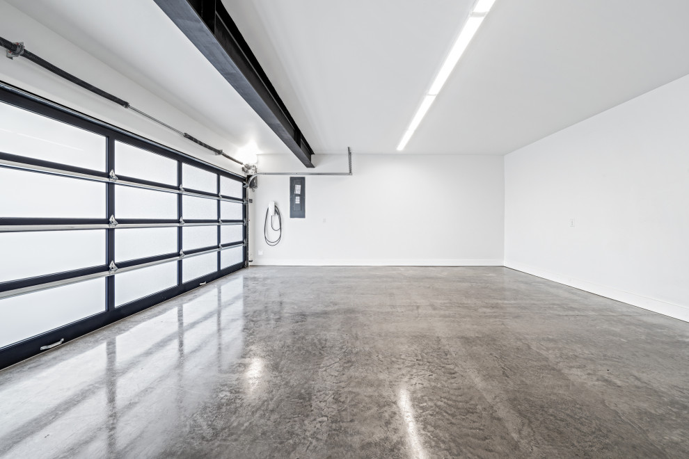 Inspiration pour un garage minimaliste.