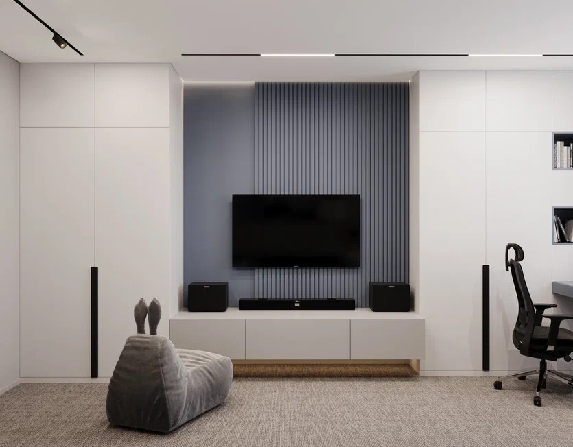 Дизайн проект 4-х комнатной квартиры 145 м2 для семейной пары с детьми