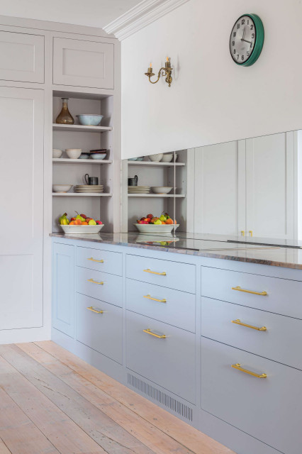 Handleless Shaker Kitchen contemporary-koek