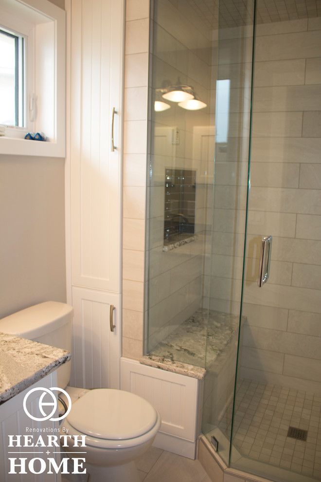 Inspiration for a contemporary home design remodel in Calgary