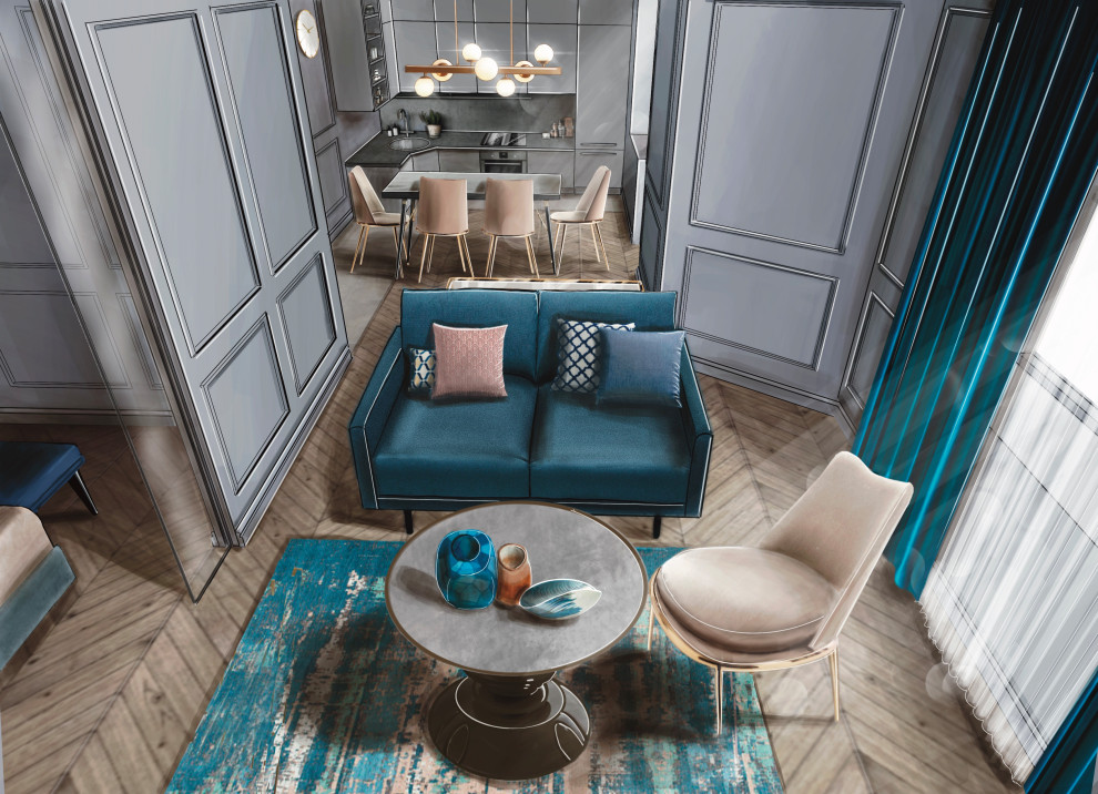 Визуализация гостиной