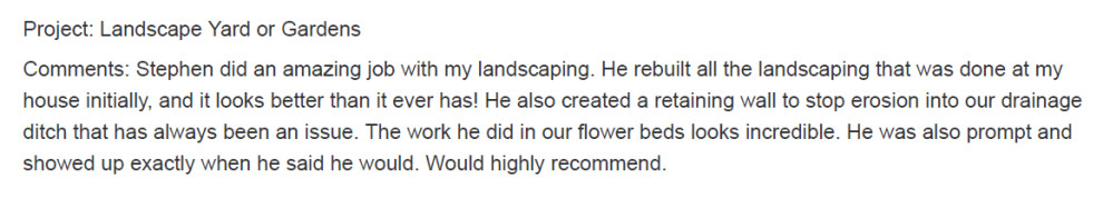 Customer Testimonials