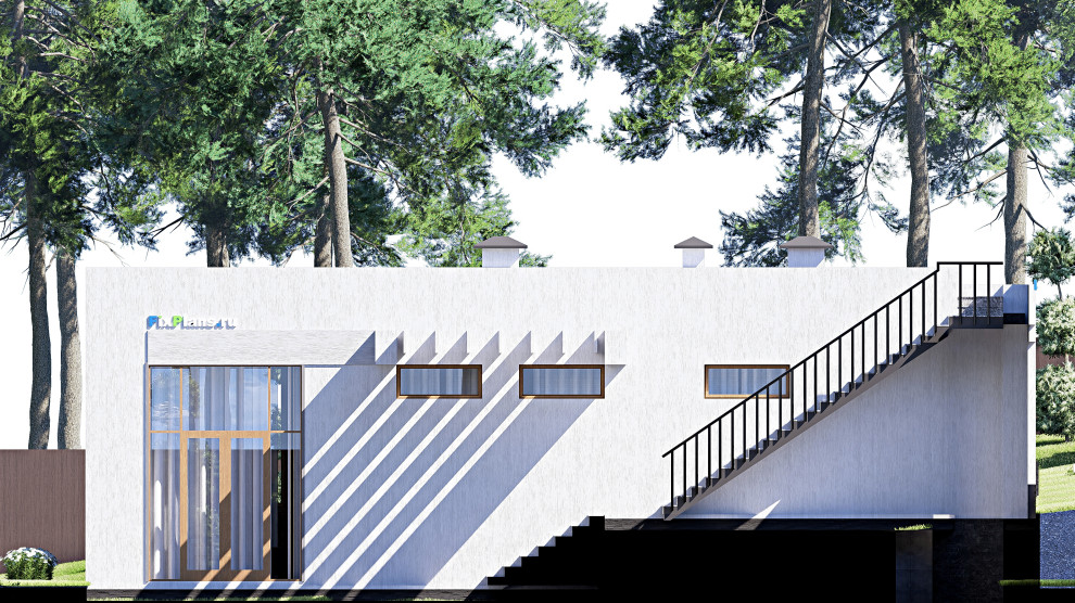 Проект одноэтажного дома 17х19м S228м2 F-15767