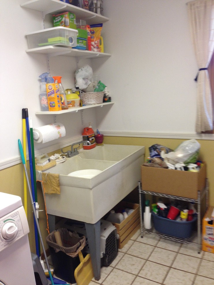 From Complete Disaster To Awesome Laundry Room