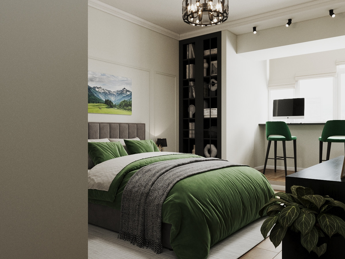 Дизайн интерьера трехкомнатной квартиры "Квартира в стиле современная классика"