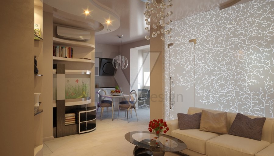 Дизайн двухкомнатной квартиры И-155 в Москве