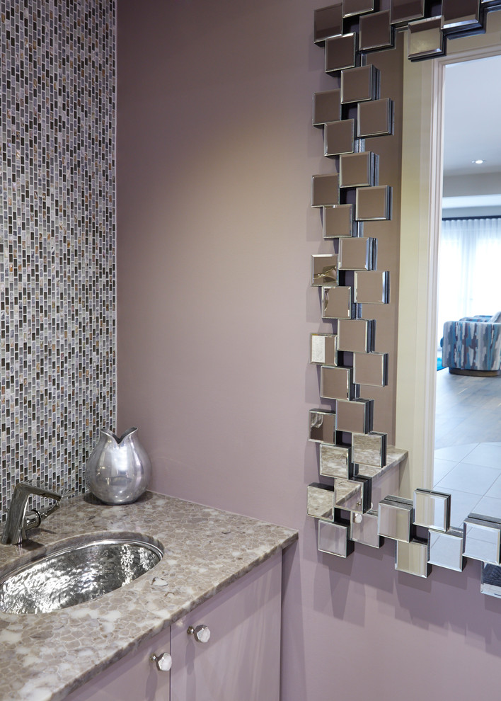 A very personal home -- Contemporary design - Contemporary - Powder ...