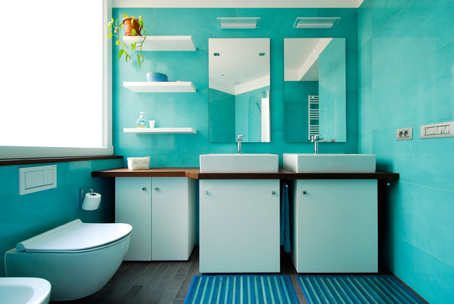 Casa DAL  |  130 mq contemporary-bathroom