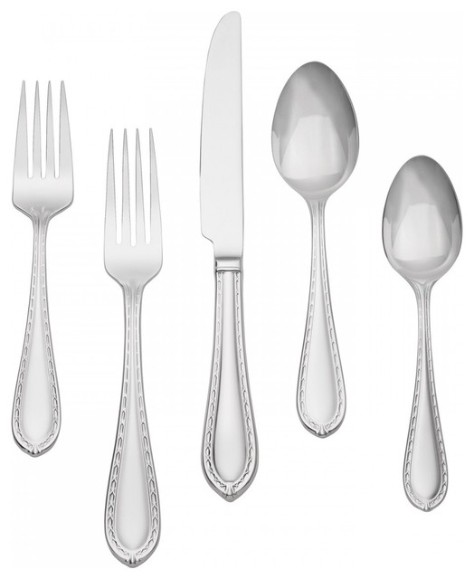 Waterford Powerscourt 60 Piece Flatware Set Traditional Flatware