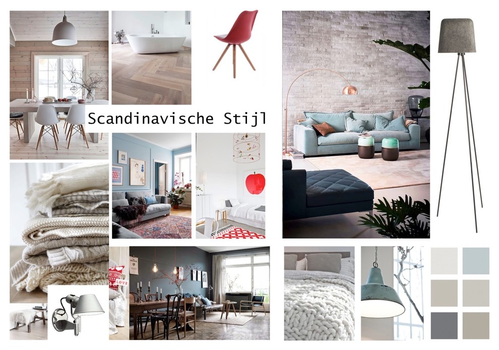 Design ideas for a scandinavian home design in Amsterdam.