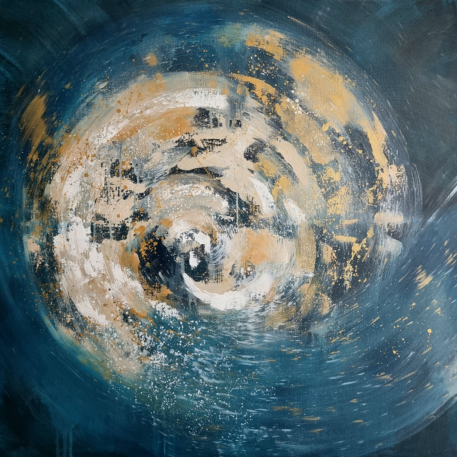 Фрактал 100х100 см ,акрил на холсте