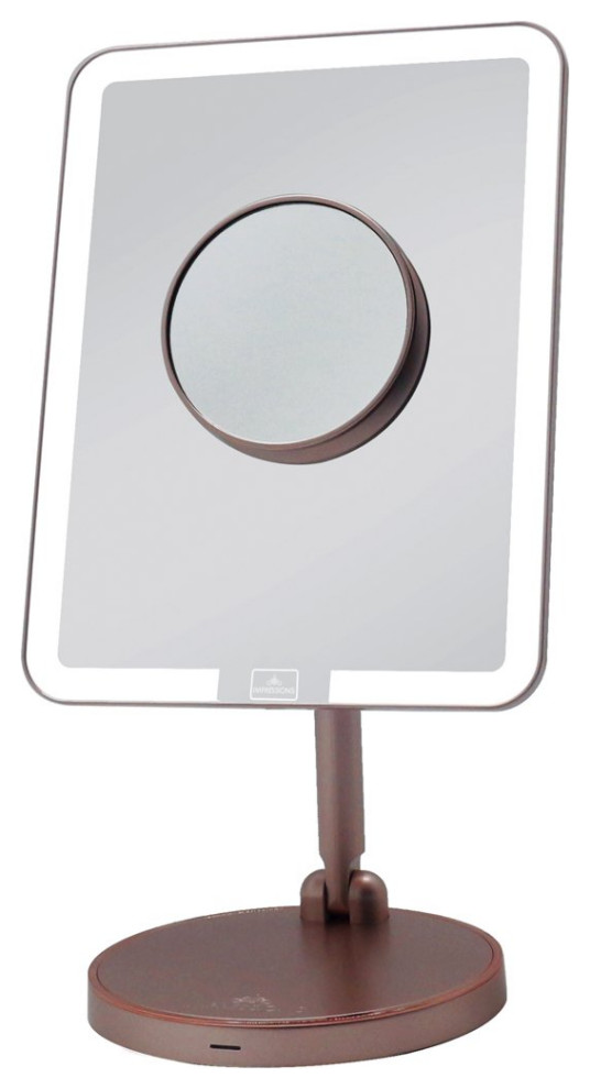 Royale Petit Makeup Mirror Smart Touch, Impressions Vanity Touch 3 0 Trifold Dimmable Led Makeup Mirror