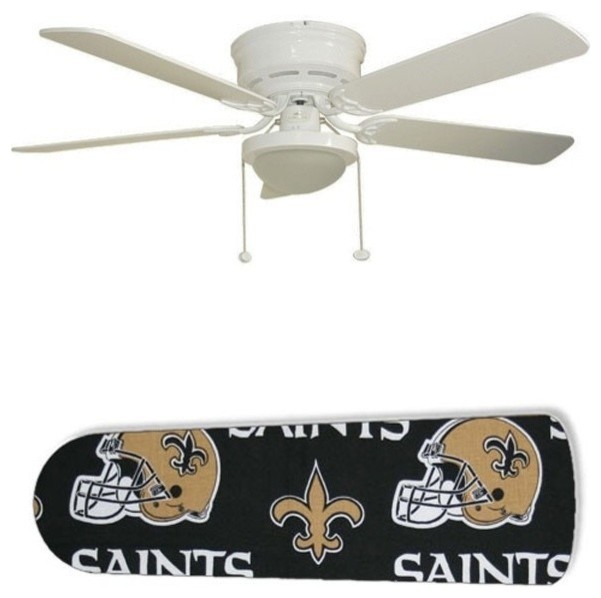 New Orleans Saints 52 Ceiling Fan With Lamp Mediterranean New Orleans Saints 52 Ceiling Fan With Lamp Mediterranean Fans By 888 Cool
