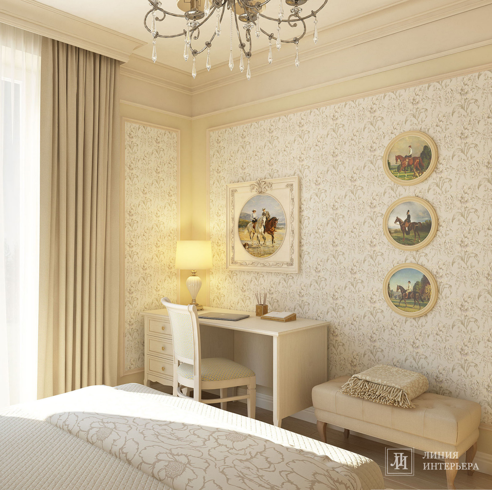 Загородный Дом в Подмосковье, классический интерьер