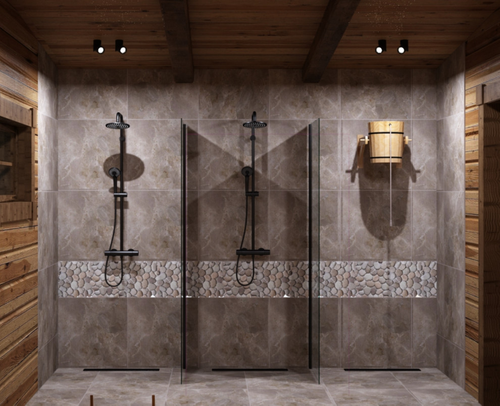 Баня в стиле Шале