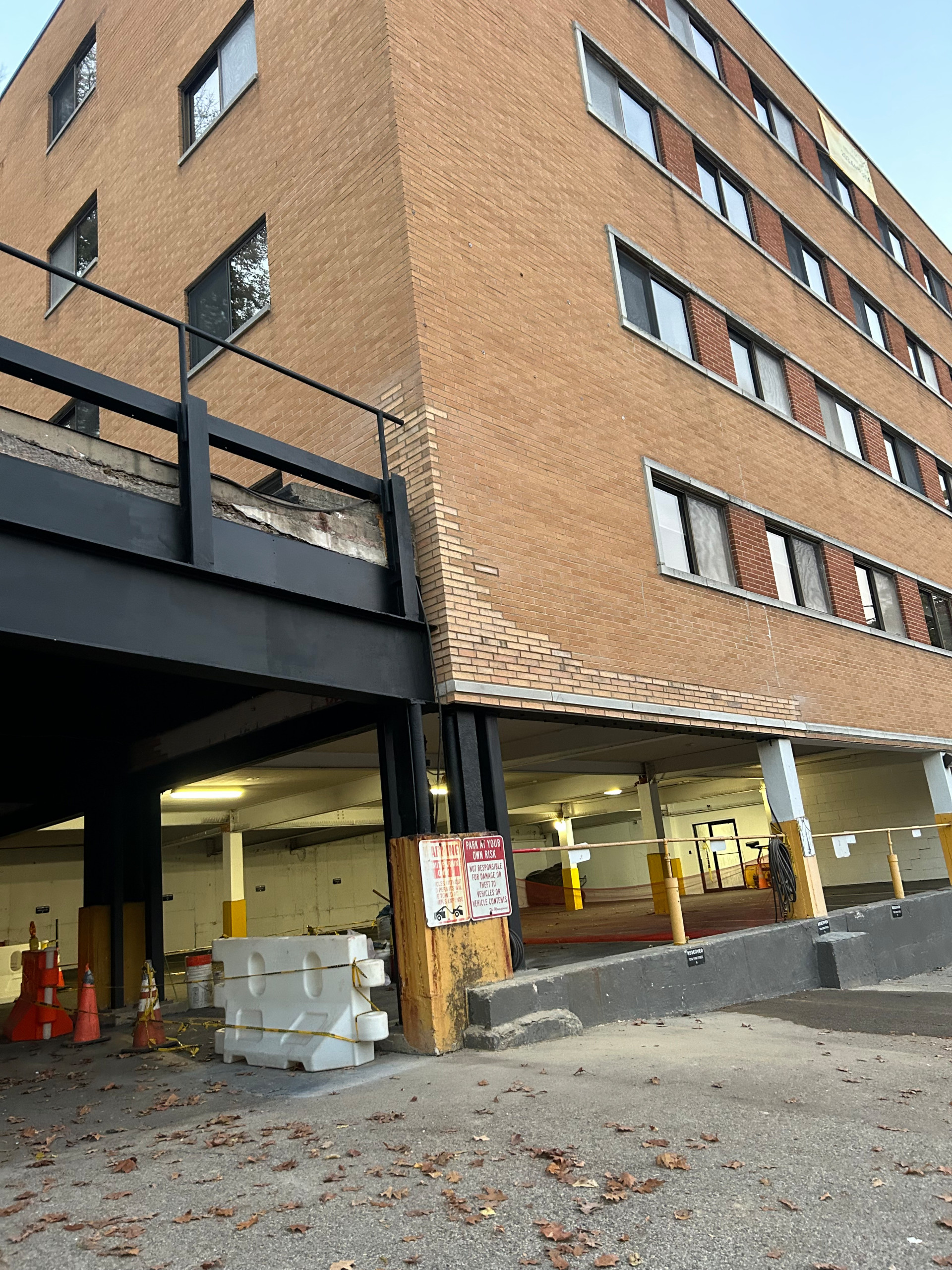 Temporary Parking Structure reinforcement
