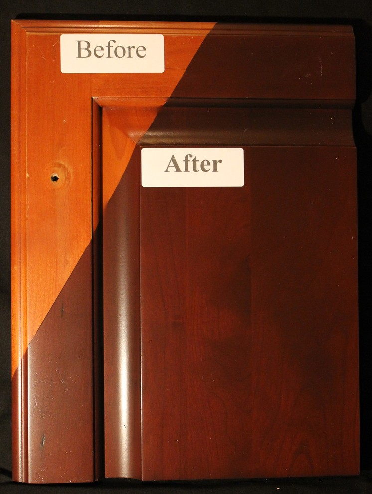 Refinished (Retoned) Wood Door Samples