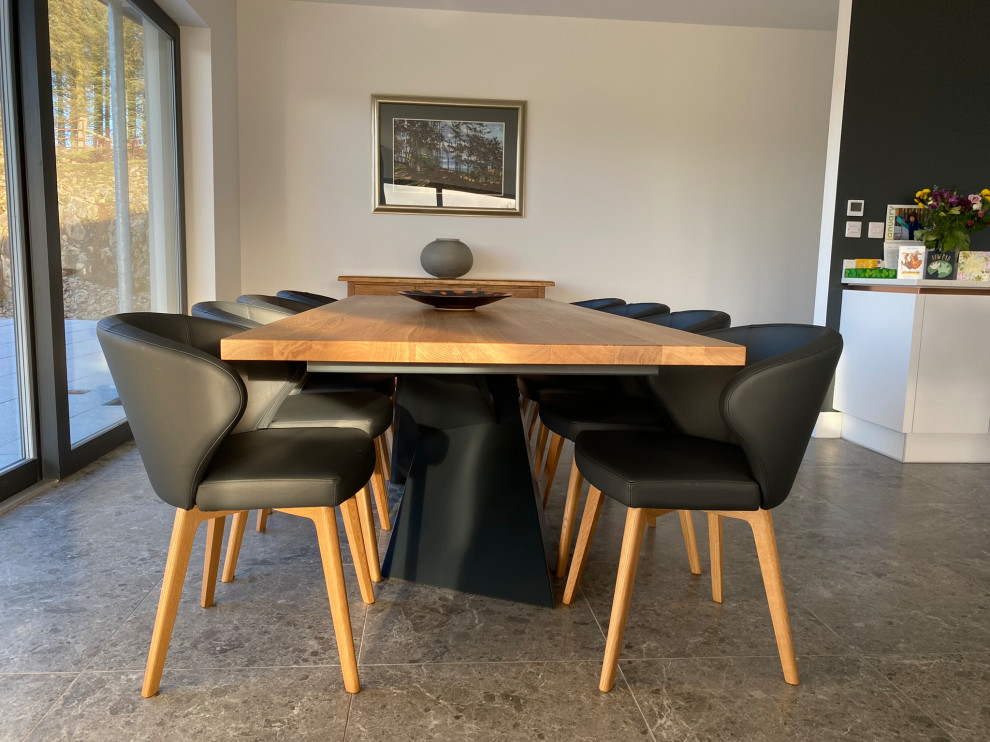 Photo of a contemporary dining room in Other.