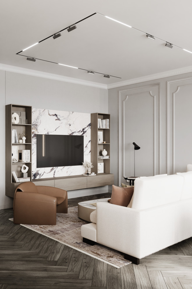 Дизайн интерьера квартиры в жилом комплексе "Сердце Столицы"