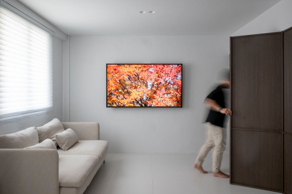 Photo of an Asian living room in Singapore.