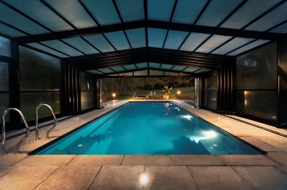 Photo of a contemporary pool in Kent.