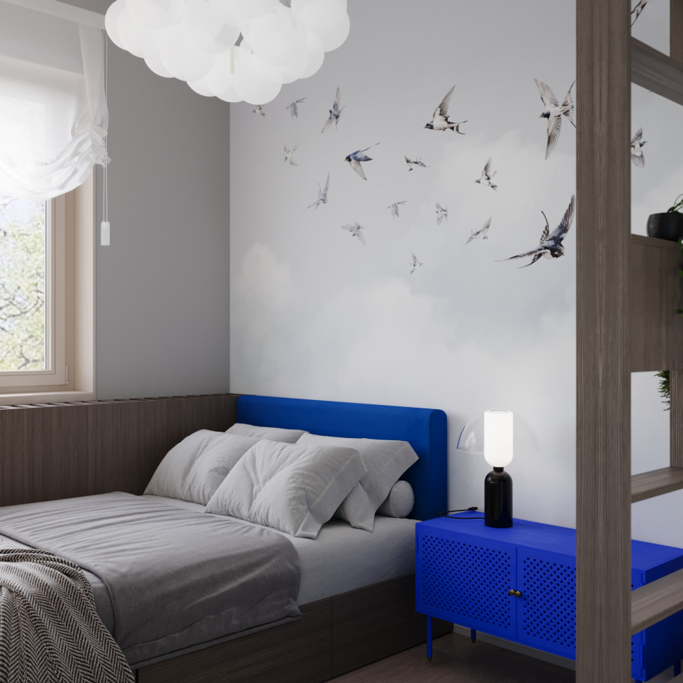 Дизайн 2х этажного дома в стиле эклектика