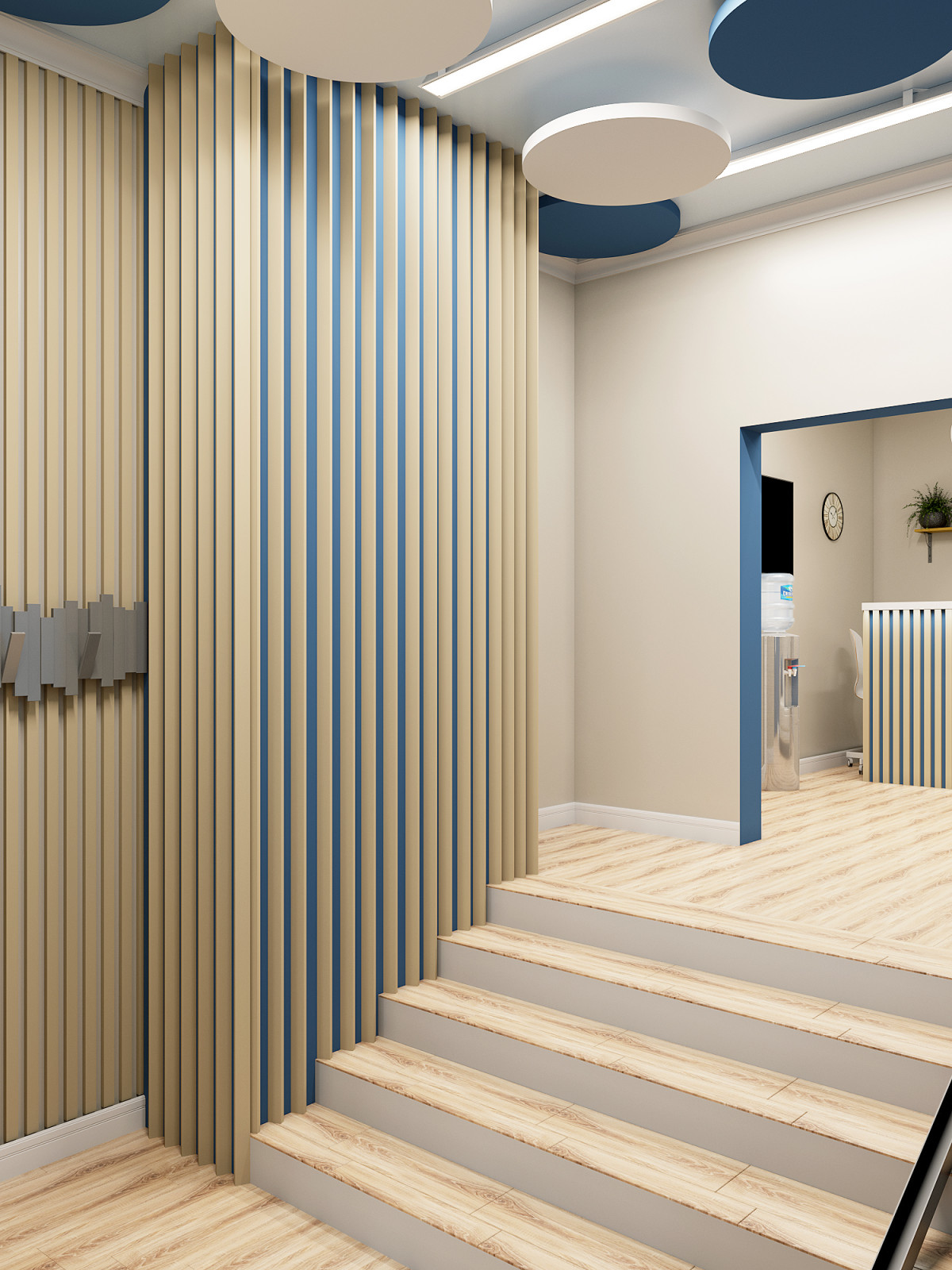 Дизайн-проект детского медицинского центра "Ирис" г. Долгопрудный