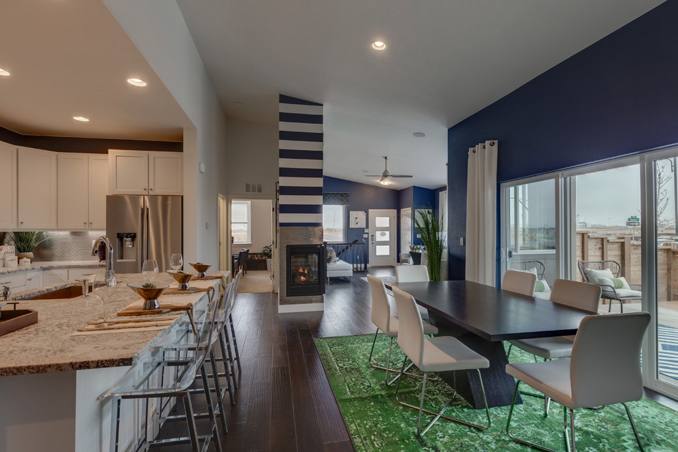 Home design - transitional home design idea in Denver