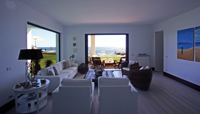 seafront villa mediterraneo-salon