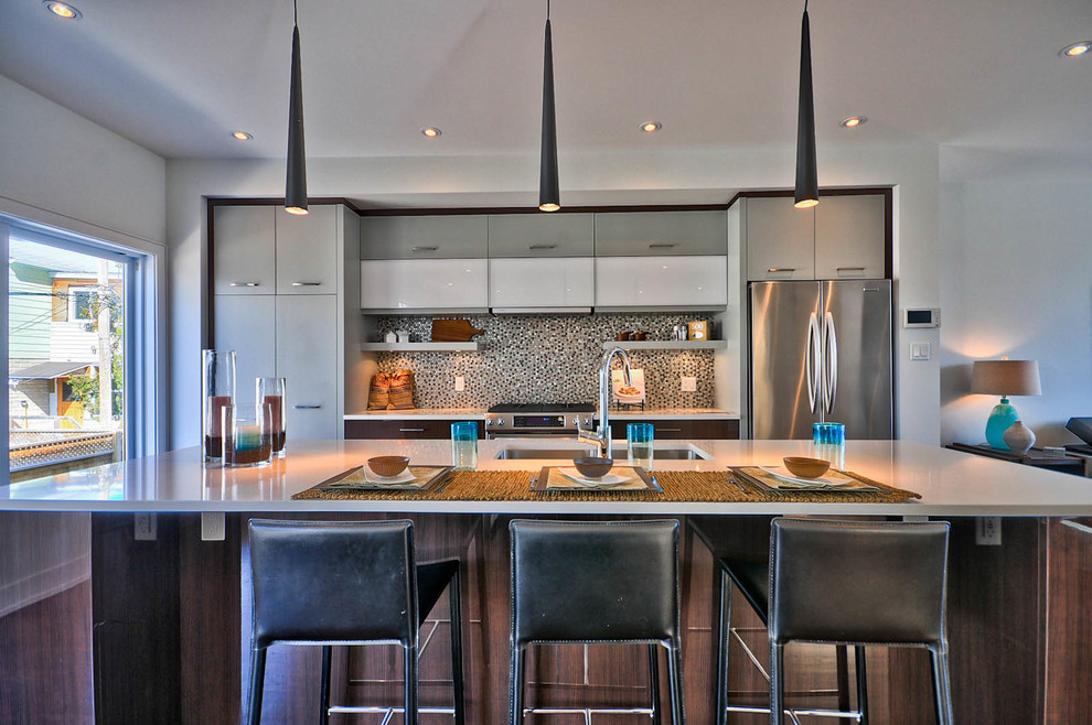 Berkley Avenue Modern Kitchen Ottawa by Across Ottawa Home