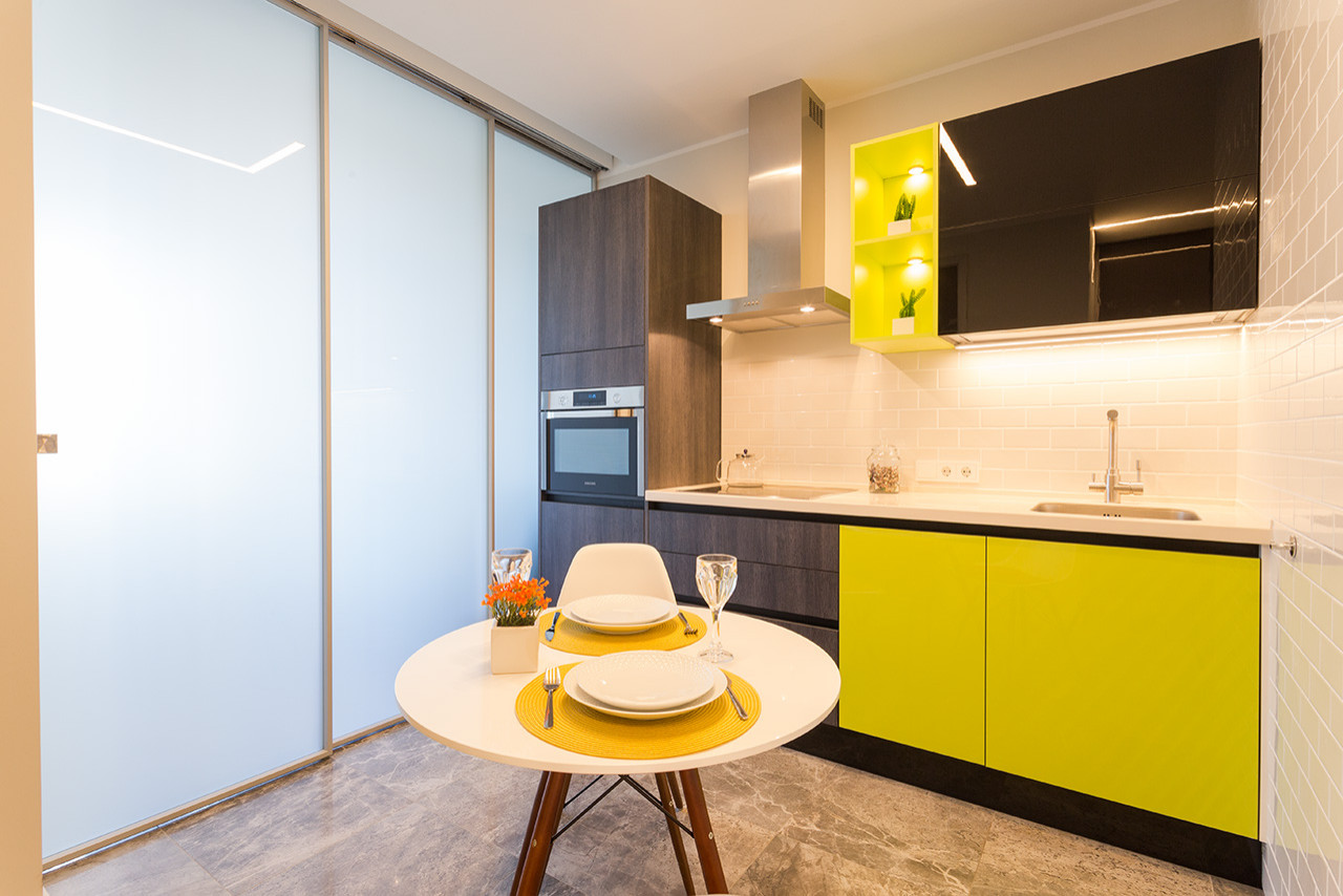 Раздвижные перегородки Air в жилом интерьере