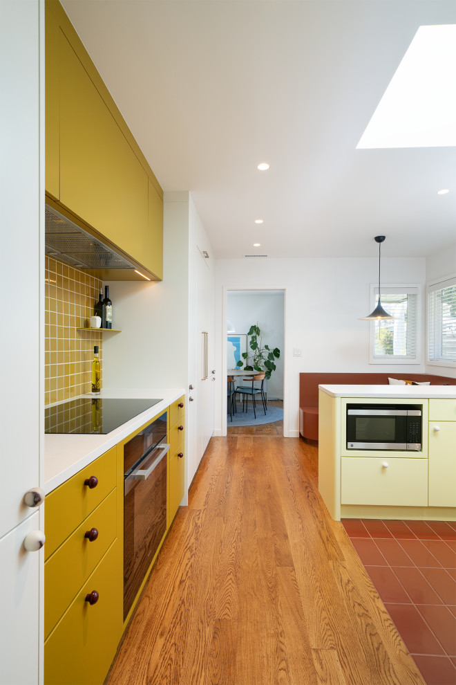 Playful Mid-Century Inspired Home Remodel with Custom Millwork