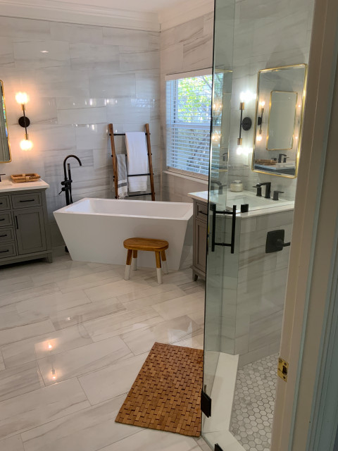 Sevilla Master Bathroom remodel moderne-badevaerelse