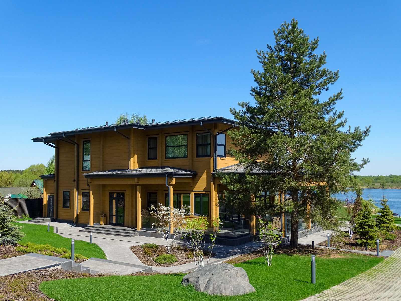 Индивидуальный проект дома в стиле Райта П274