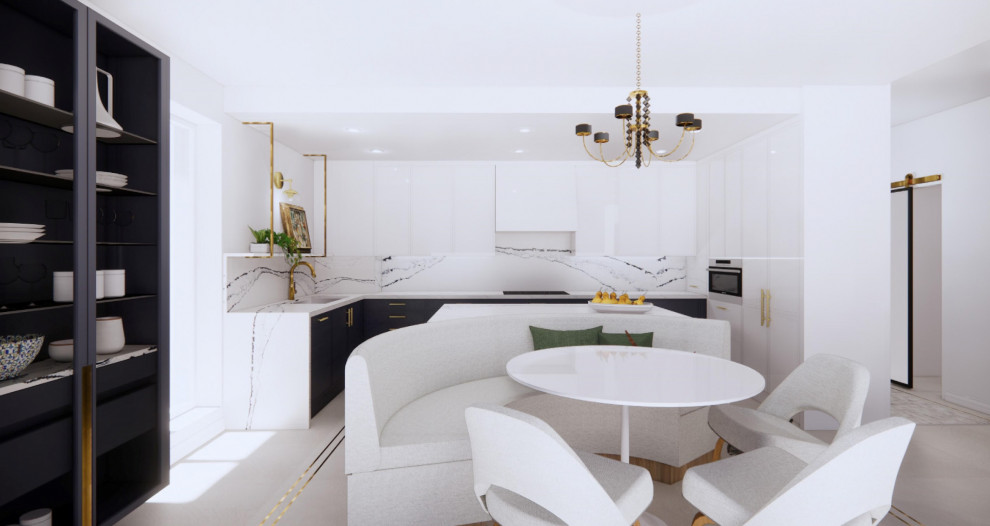 Dining room - dining room idea in Toronto